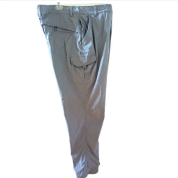 NEW  L L Bean Trail Comfort Lightweight Outdoor Waterproof Cargo Pants XL/L Gray - Picture 10 of 17